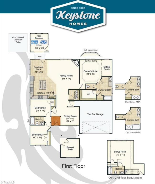 207 Royal Pines Dr Lot 122, Trinity, NC 27370 - floor plan / room layout