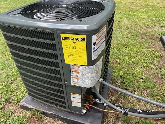 545 S Fieldcrest Rd, Eden, NC 27288 - exterior view of cooling unit