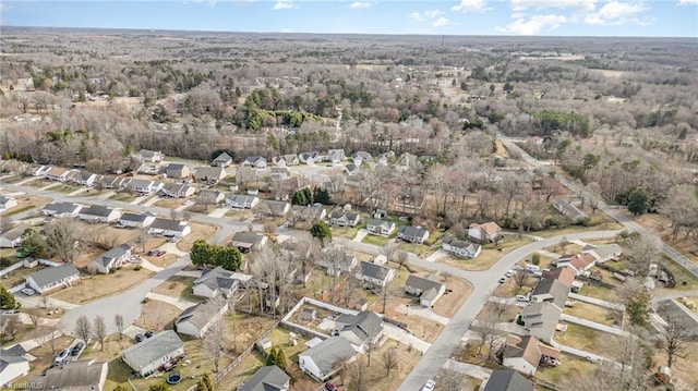 bird's eye view featuring a residential view