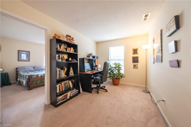 2755 Amesbury Rd, Winston-Salem, NC 27103 - home office featuring carpet floors and baseboards