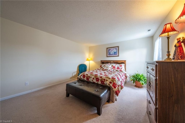 2755 Amesbury Rd, Winston-Salem, NC 27103 - bedroom with carpet, baseboards, and a textured ceiling