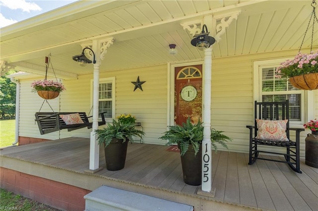 1055 Old Silver Hill Rd, Lexington, NC 27292 - view of wooden porch