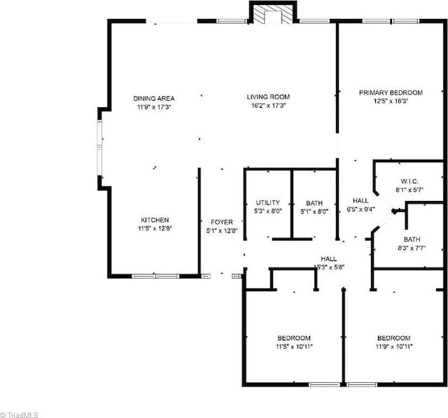800 Carriage Crossing Ln Unit E, Greensboro, NC 27410 - view of floor plan / room layout