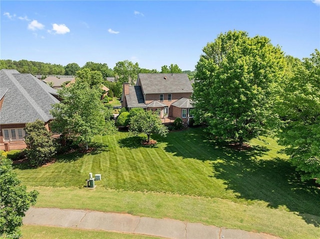 aerial view of property and surrounding area