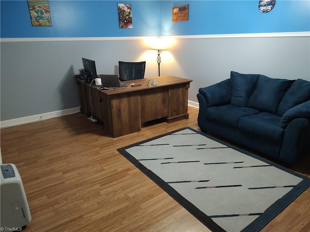 3210 Clamoor Dr, Winston-Salem, NC 27127 - office featuring wood finished floors and baseboards