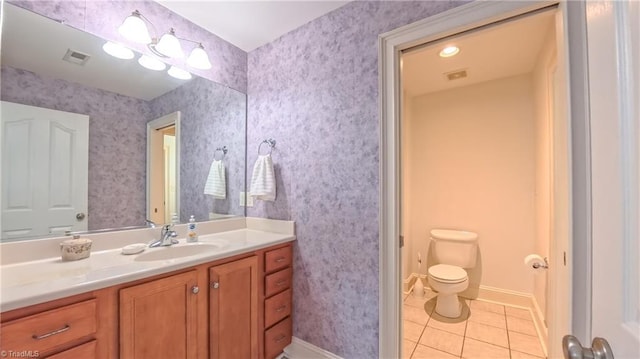 1250 Whitworth Ct, Kernersville, NC 27284 - bathroom featuring tile patterned floors and vanity
