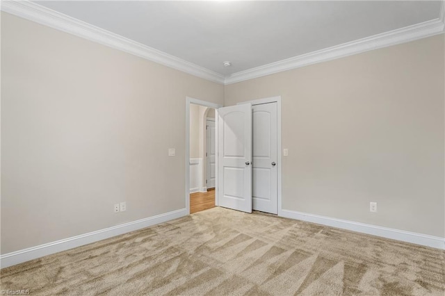 5707 Washburn Ln, Colfax, NC 27235 - carpeted empty room featuring ornamental molding and baseboards