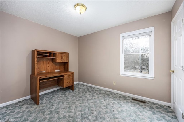 office with carpet flooring