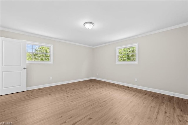 2517 Hopewell Friends Rd, Asheboro, NC 27205 - spare room featuring crown molding and wood finished floors