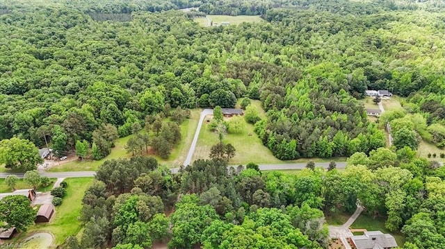 2517 Hopewell Friends Rd, Asheboro, NC 27205 - aerial overview of property's location with a forest