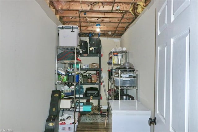 view of storage