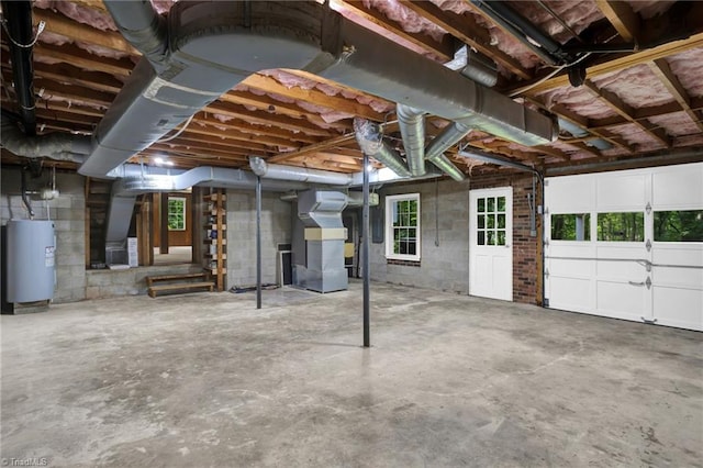 2665 Kecoughtan Rd, Pfafftown, NC 27040 - basement with electric water heater