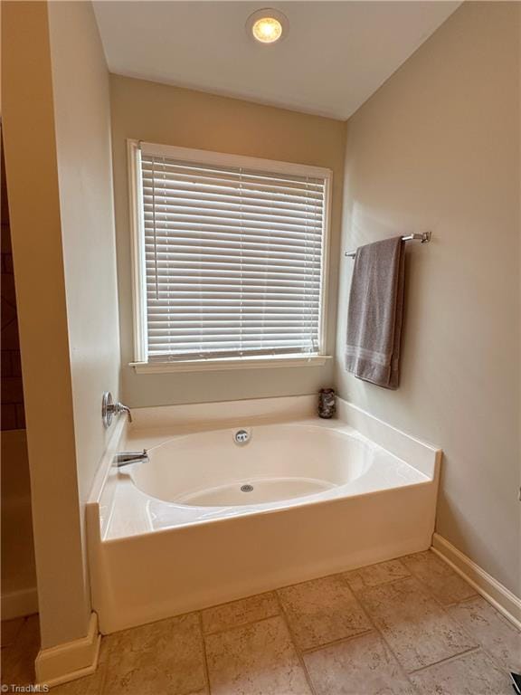 bathroom with a bathtub