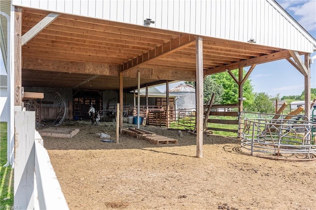 view of stable