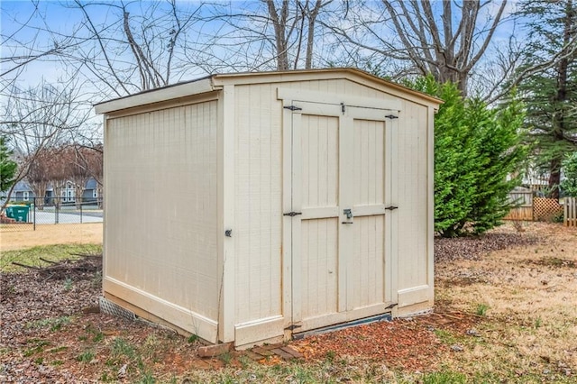 view of outbuilding