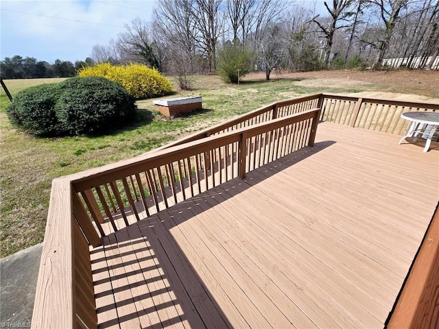 3015 S NC Highway 87, Graham, NC 27253 - wooden terrace with a lawn