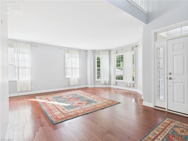 1728 Callandale Ave, Cary, NC 27518 - entrance foyer with wood finished floors and baseboards