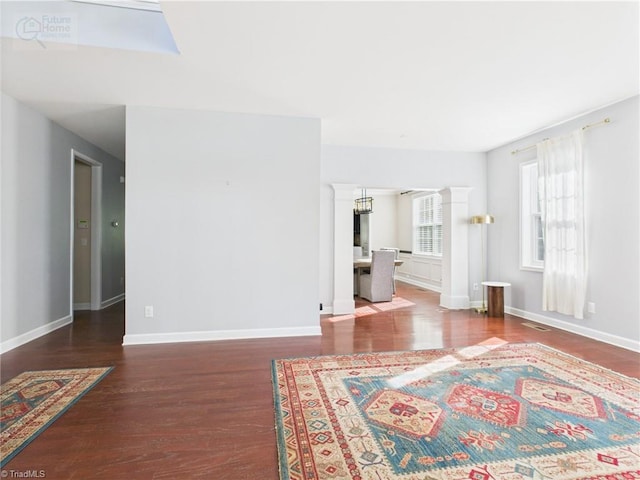 1728 Callandale Ave, Cary, NC 27518 - living room with wood finished floors and baseboards
