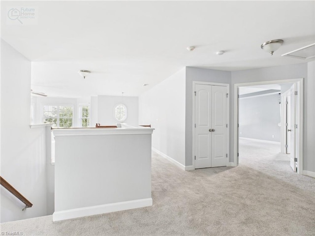 1728 Callandale Ave, Cary, NC 27518 - corridor featuring light colored carpet and baseboards