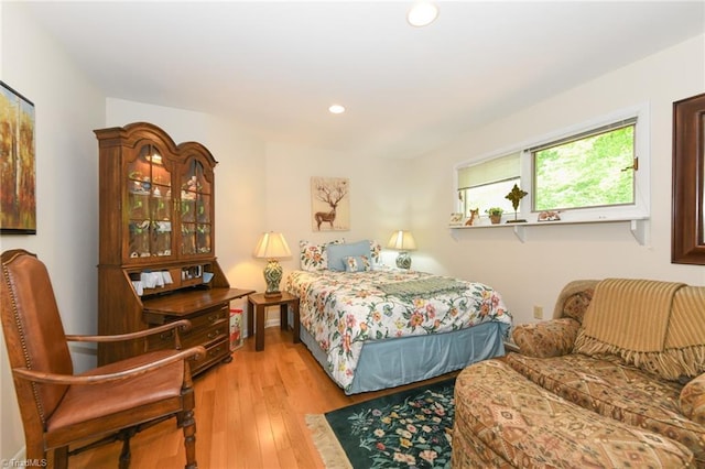 8009 Willow Glen Trl, Greensboro, NC 27455 - bedroom with wood finished floors and recessed lighting