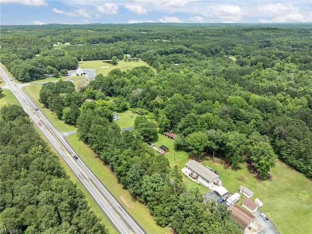 131 J Nettie Dr, Lexington, NC 27292 - aerial view of property's location with a heavily wooded area