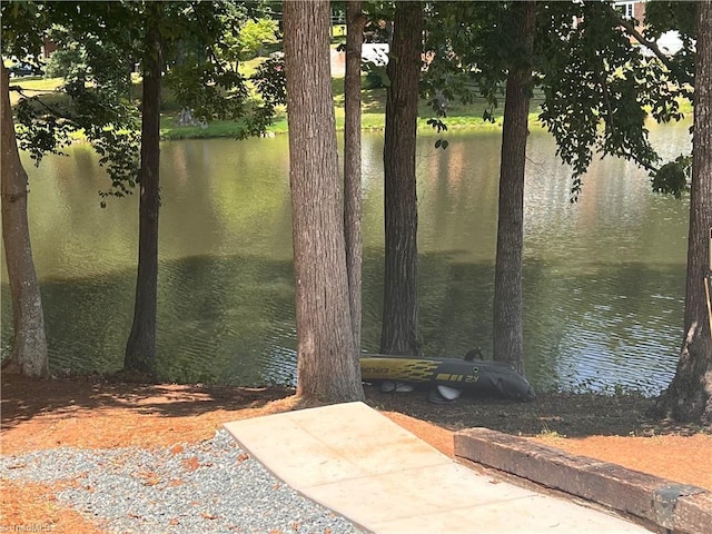 view of water feature