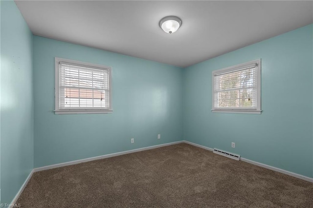 spare room with carpet flooring