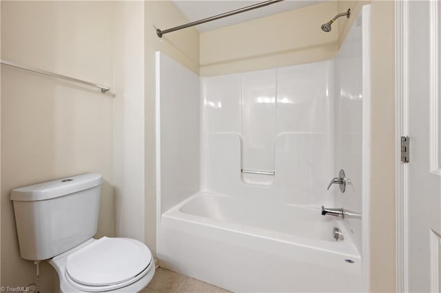 825 Central Park Ave, Greensboro, NC 27407 - full bath with toilet, tile patterned floors, and shower / tub combination