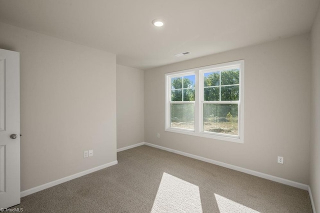 1404 Amberview Ln, Kernersville, NC 27284 - carpeted empty room featuring recessed lighting, visible vents, and baseboards
