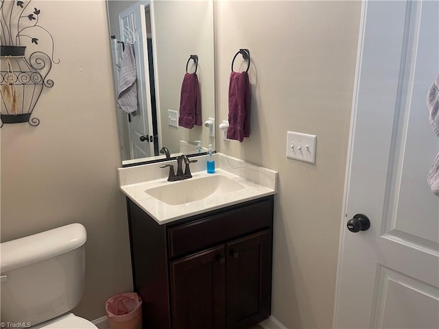 233 Hawks Nest Cir, Clemmons, NC 27012 - half bath featuring vanity and toilet