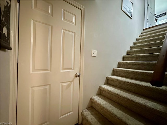 view of stairs