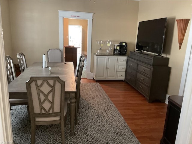 2012 Green Dr, High Point, NC 27260 - dining space featuring dark wood-style floors