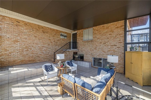 view of patio / terrace featuring outdoor lounge area