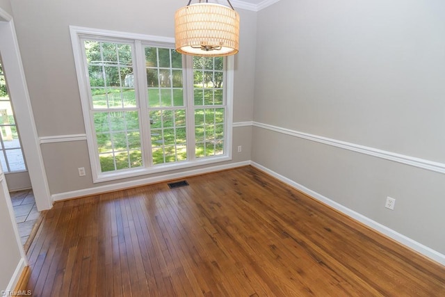 7905 Cress Ct, Oak Ridge, NC 27310 - empty room with baseboards and hardwood / wood-style flooring