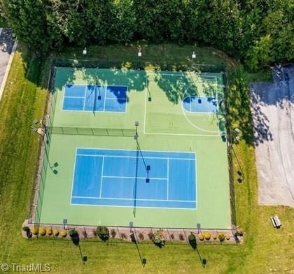 view of tennis court