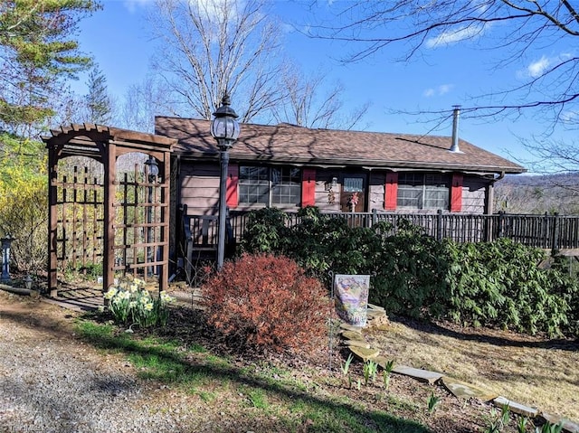 view of ranch-style house