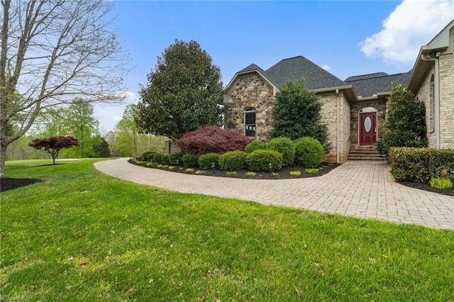 265 Phillip Henderson Rd, Rutherfordton, NC 28139 - view of front of home with a front yard and a shingled roof