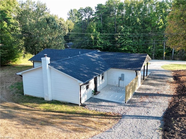 view of front of property