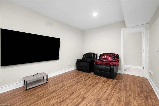 4455 Greystone Place Ct, Winston-Salem, NC 27106 - sitting room featuring light wood-style floors and baseboards