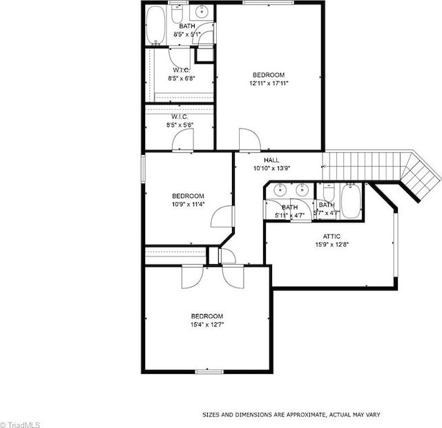 4455 Greystone Place Ct, Winston-Salem, NC 27106 - view of home floor plan