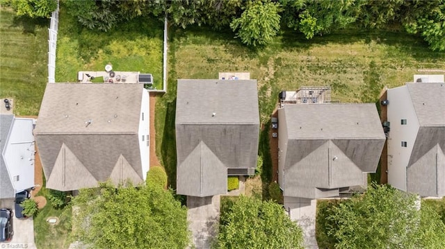 aerial view of residential area