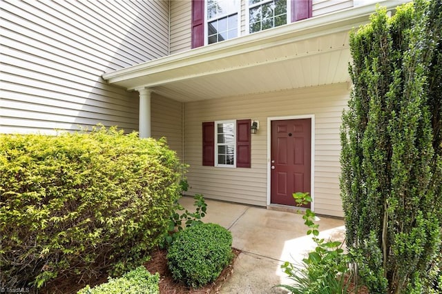 view of entrance to property