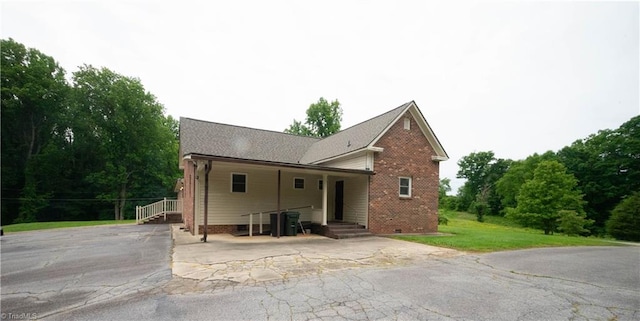 view of rear view of property