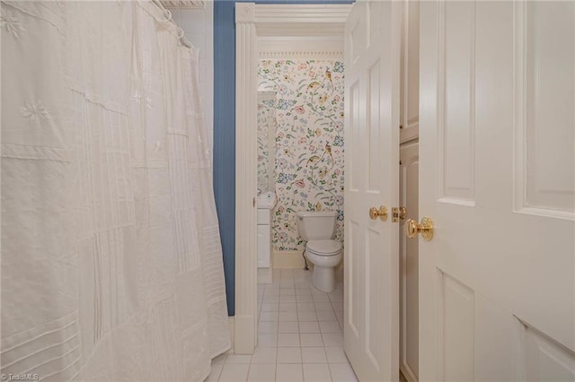 4432 Bent Tree Farm Rd, Winston-Salem, NC 27104 - full bath with toilet and tile patterned flooring