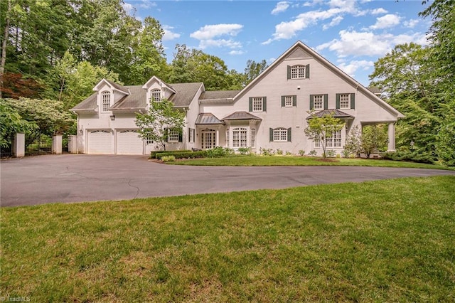4432 Bent Tree Farm Rd, Winston-Salem, NC 27104 - view of front of home with driveway, a front yard, and a garage