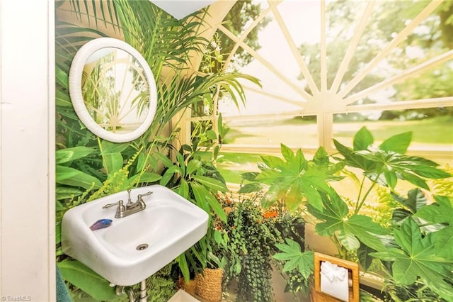 bathroom with a sink