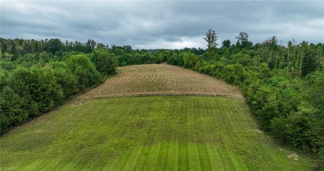 drone / aerial view featuring a rural view