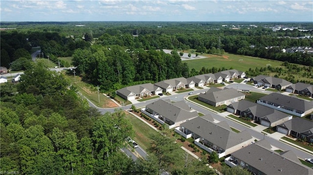 3766 Echo Forest Trl, High Point, NC 27265 - aerial view of residential area with a forest