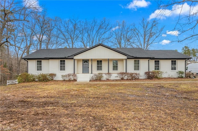 view of ranch-style home