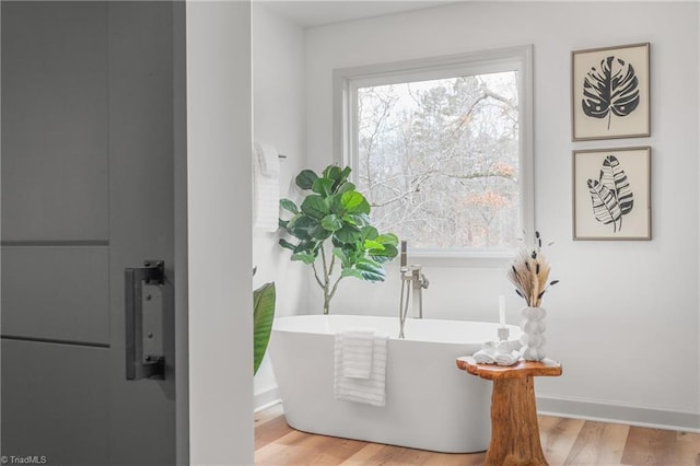 room details with hardwood / wood-style flooring